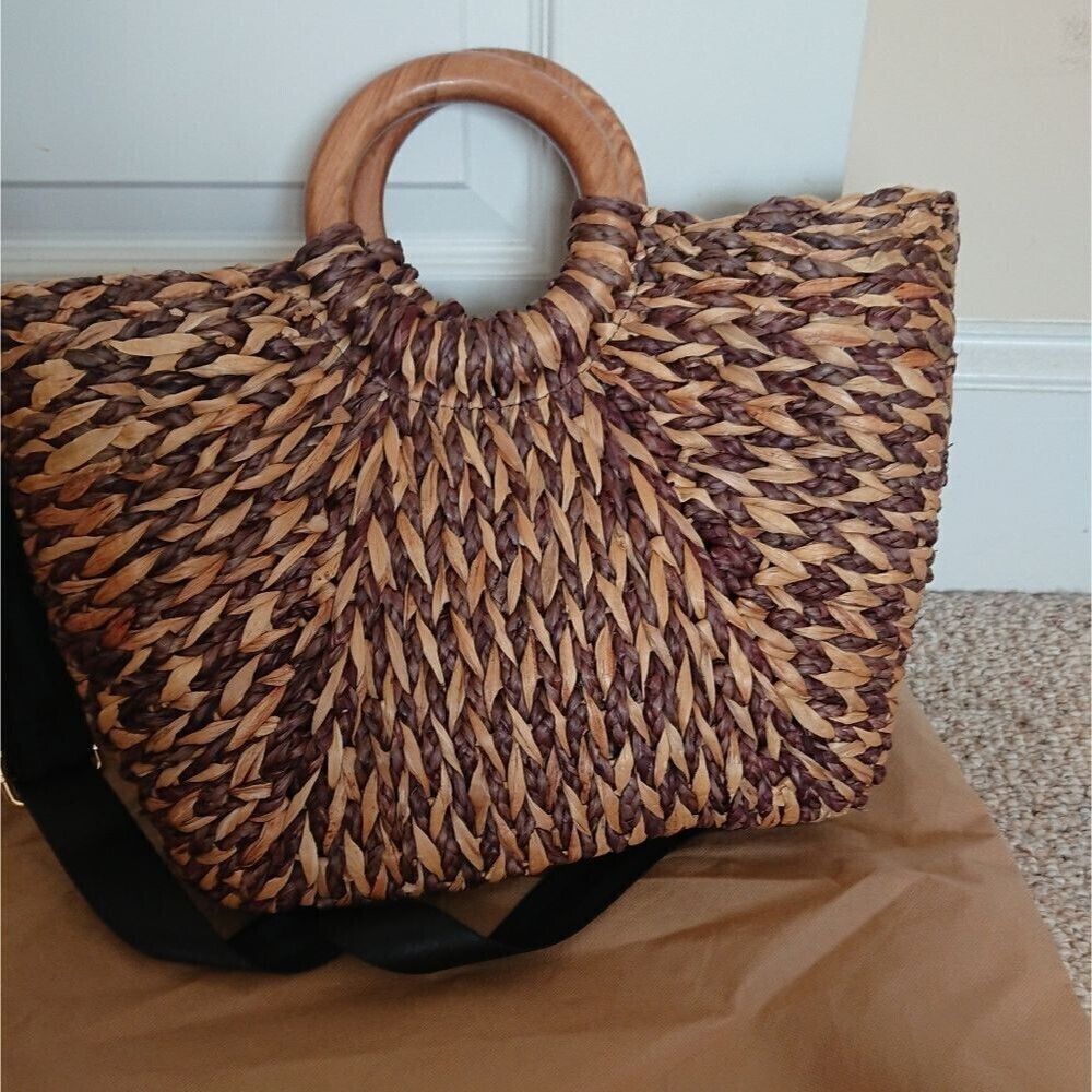 Patricia Nash Woven Luzzara Tote in brown - Picture 3 of 16